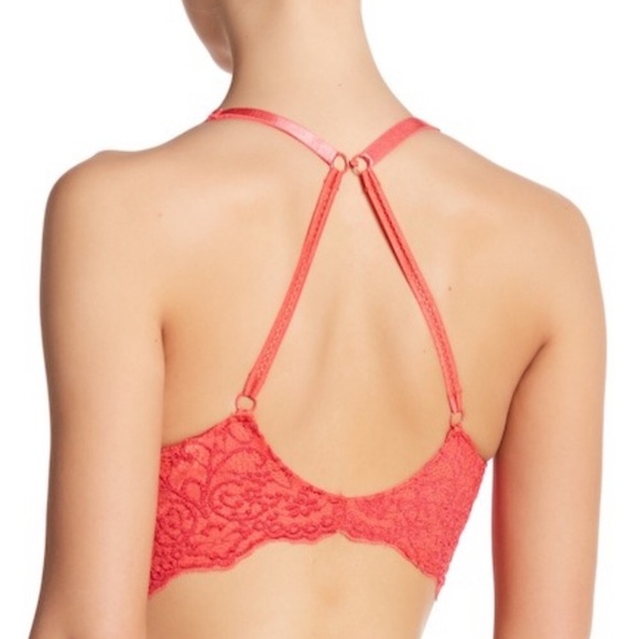 Free People Eye of The Sun Bralette (Red Combo) - Picture 7 of 8
